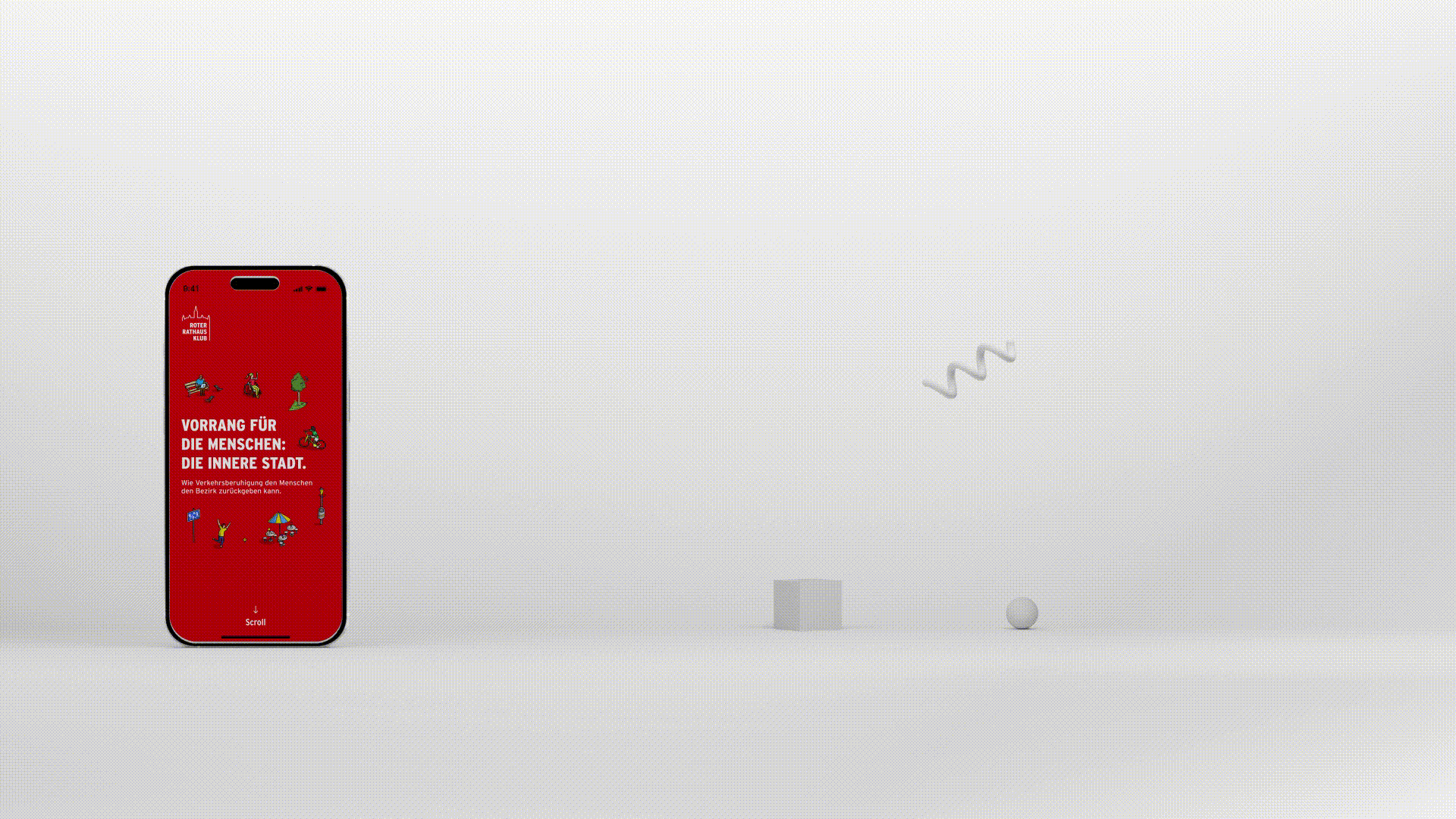 Mockup von Rathausklub