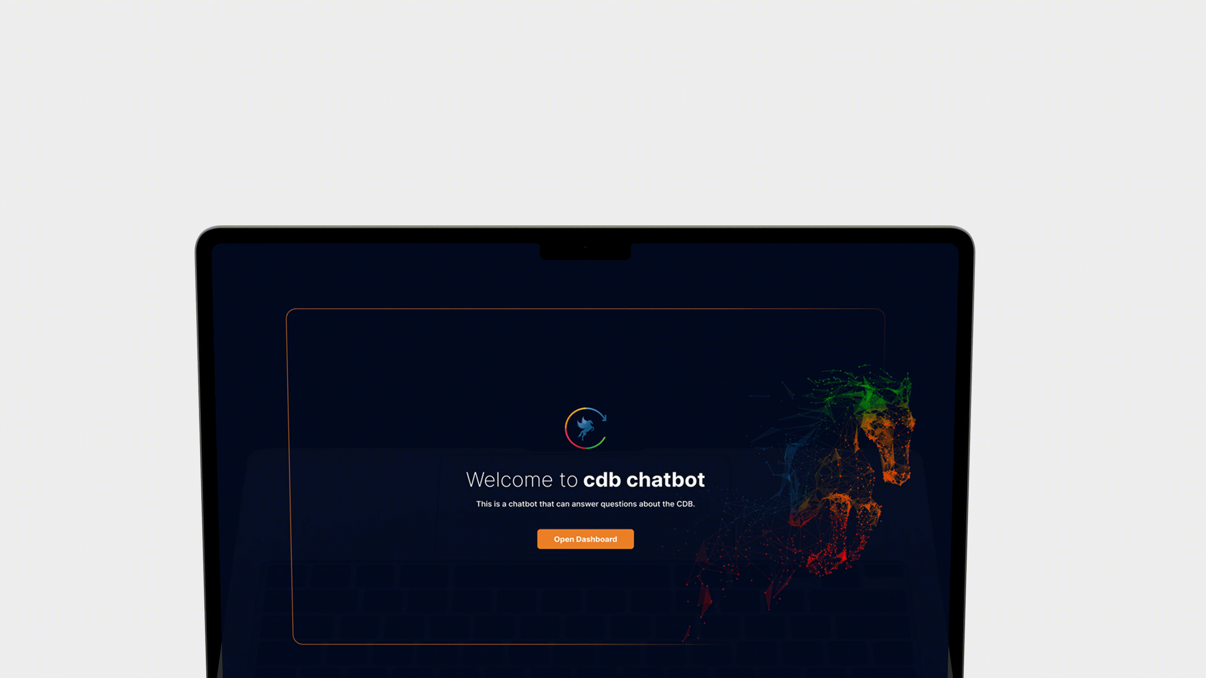 Mockup von Chatbot von cdb